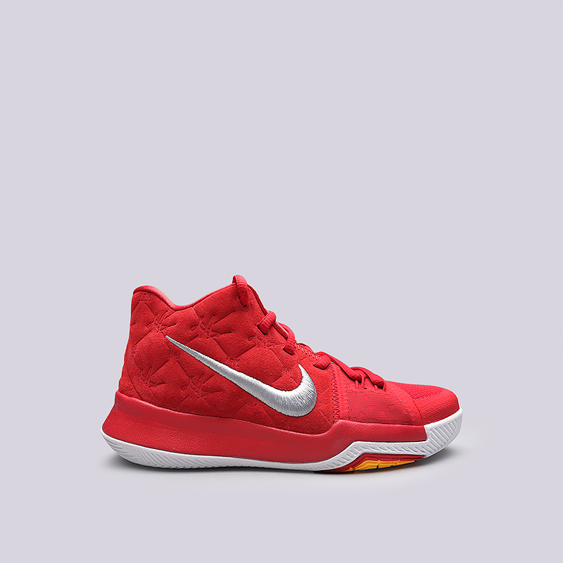 детские красные баскетбольные кроссовки Nike Kyrie 3 GS 859466-601 - цена, описание, фото 1